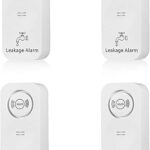 Détecteur de fuite d'eau, lot de 4 alarmes de capteur de niveau d'eau