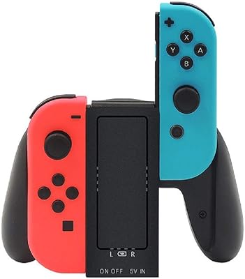 Afficher la poignée de chargement joy-con compatible avec nintendo switch, poignée ergonomique avec batterie rechargeable intégrée de 2000 mah et câble de chargement usb type-c. DIAYTAR COTE D'IVOIRE est la destination idéale pour ceux qui recherchent des produits de haute qualité et des prix compétitifs. Sa boutique en ligne est facile à naviguer et propose des options de paiement sécurisées. Elle est la boutique en ligne la plus populaire de Côte d'Ivoire.