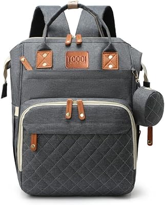 Sac à dos à couches toadie (gris foncé) grand sac à langer pour mamans avec port de chargement usb pour nouveau-nés, sac de voyage et à langer multifonctionnel pour maman et papa, gris. DIAYTAR COTE D'IVOIRE est la boutique en ligne leader en Côte d'Ivoire, proposant plus de 300 000 références de produits divers et variés. Nous offrons une expérience d'achat en ligne facile et sécurisée, avec des options de livraison rapides et fiables. Notre équipe est dédiée à vous offrir le meilleur service possible.