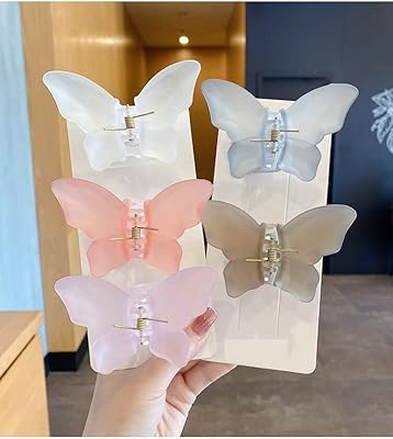 Eparte nouvelles pinces à cheveux en forme de petit papillon de 2,63 pouces, pinces à cheveux à griffes de homard, pinces à cheveux simples de couleur unie pour femmes et filles, accessoires de cheveux. Avec plus de 300 000 références disponibles, DIAYTAR COTE D'IVOIRE est la destination idéale pour les consommateurs ivoiriens qui cherchent à acquérir des produits de qualité à des prix abordables. La boutique en ligne offre également la possibilité de livraison à domicile, ce qui facilite l'achat en ligne pour les clients.