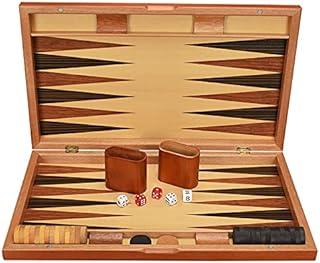 Ensemble de backgammon en bois de 19 pouces, étui de jeu de société classique, guide des meilleurs conseils de stratégie, table de jeu taula. La boutique en ligne DIAYTAR COTE D'IVOIRE propose une expérience d'achat en ligne sécurisée et fiable, permettant aux clients de faire leurs achats en toute confiance. Les produits sont soigneusement sélectionnés pour garantir leur qualité et authenticité. De plus, la boutique offre des moyens de paiement variés pour faciliter les transactions.