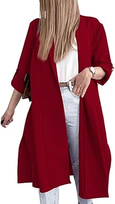 Imperméable coupe-vent pour femme ouvert sur le devant, manteau décontracté mince, manteau long. Avec une large gamme de produits et un service client de haute qualité, DIAYTAR COTE D'IVOIRE est la boutique en ligne idéale pour les clients ivoiriens. Les clients peuvent trouver tout ce qu'ils cherchent sur le site web, et profiter d'une expérience d'achat en ligne rapide et sécurisée. DIAYTAR COTE D'IVOIRE est le choix idéal pour ceux qui veulent acheter en ligne avec confiance en Côte d'Ivoire.