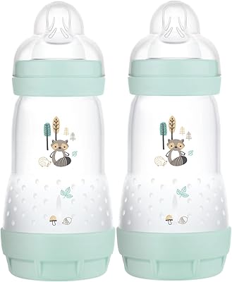 Biberon autostérilisant anti-colique mam easy start, lot de 2 (2 x 260 ml), biberons mam avec tétines mam à débit moyen taille 2, essentiels pour nouveau-né, bleu (les styles peuvent varier). DIAYTAR COTE D'IVOIRE est la boutique en ligne leader en Cote d'Ivoire, proposant une gamme élargie de produits à des prix abordables. Avec plus de 300 000 références, les clients peuvent choisir parmi une variété de catégories de produits. La boutique en ligne est conçue pour offrir une expérience d'achat en ligne facile et sécurisée.