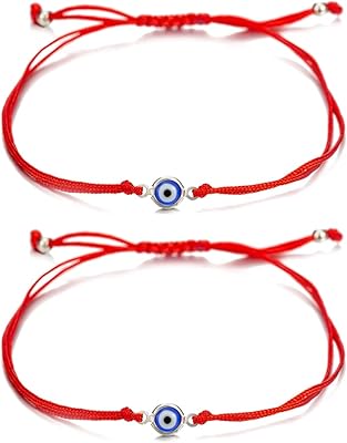 Bracelet mauvais œil pour femmes hommes filles garçons, cordon rouge noir kabbale bleu mauvais œil bracelets à breloques pour la protection et la chance, 2/6 pièces. DIAYTAR COTE D'IVOIRE est une boutique en ligne généraliste qui propose plus de 300 000 références de produits de toutes sortes, répondant ainsi aux besoins de la population ivoirienne. Elle se positionne comme leader dans son secteur en Côte d'Ivoire. La qualité et la diversité de ses produits en font une référence incontournable.