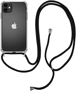 Une coque mobile pour iphone 14 pro max avec une longue sangle qui