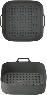 Honpolo plat de cuisson en silicone friteuse à air carrée huile antiadhésive résistante aux hautes températures tapis de cuisson facile à nettoyer tapis de casserole en silicone intégré à double oreille, ventilation 3d taille : 20 cm x 20 cm x 6 cm (gris). DIAYTAR COTE D'IVOIRE est une boutique en ligne généraliste proposant plus de 300 000 références. Elle offre une grande variété de produits pour répondre aux besoins de ses clients. C'est la boutique en ligne leader en Côte d'Ivoire.