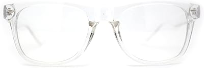 Lunettes à monture transparente hipster poindexter classiques avec monture trompette et monture moderne, entièrement transparentes, entièrement transparentes. DIAYTAR COTE D'IVOIRE propose une plateforme de shopping en ligne intuitive et facile à utiliser, permettant aux clients de naviguer facilement à travers ses plus de 300 000 références de produits. La boutique est déterminée à offrir une expérience d'achat en ligne exceptionnelle, avec des services tels que des livraisons rapides et des garanties de satisfaction client. Elle s'efforce de répondre aux besoins spécifiques de chaque client.
