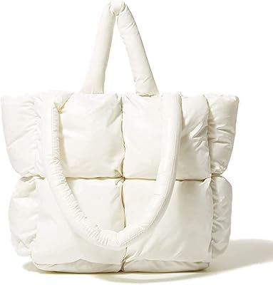 Grand sac matelassé doux pour femme pour l'hiver, sac à bandoulière matelassé space
