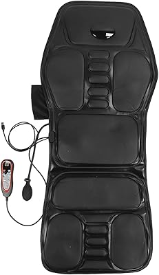 Masseur de cou et de dos avec chaleur, coussin de chaise de massage