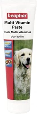 Beaphar pâte multivitaminée double active pour chiens 100 g, multicolore