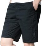 Short d'été pour hommes short en coton ample et décontracté, short de plage
