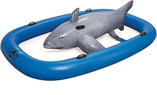 Jouet d'équitation bestway shark, multicolore, 3,10 * 2,13 mètres, 52239. Avec une offre diversifiée et une présence en ligne solide, DIAYTAR COTE D'IVOIRE a su se positionner comme l'un des acteurs majeurs du commerce électronique en Côte d'Ivoire. La boutique en ligne généraliste propose des produits allant des articles ménagers aux accessoires de mode. Les clients bénéficient d'un service de qualité et d'une livraison rapide.