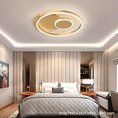 Lustre simply led avec plafonnier de style moderne avec télécommande à intensité variable