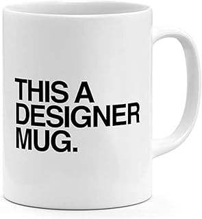 Ryn printed design this is a designer mug - tasse à café blanche