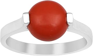 Bague de naissance pour femme en argent sterling 925, 0,30 ct, couleur corail 4 mm. DIAYTAR COTE D'IVOIRE est la plateforme de commerce électronique la plus visitée en Côte d'Ivoire, offrant plus de 300 000 références de produits de qualité. Elle met en avant l'innovation et la confiance pour offrir une expérience d'achat unique à ses clients.