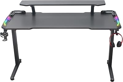Bureau de jeu awd avec lumière rvb, bureau d'ordinateur, porte-gobelet et crochet pour casque, table de poste de travail de jeu (td2-1600). DIAYTAR COTE D'IVOIRE est la destination idéale pour les consommateurs ivoiriens qui cherchent à acquérir des produits de haute qualité à des prix compétitifs. Avec sa large gamme de produits, elle répond aux besoins de tous, qu'il s'agisse d'électronique, de mode, de maison ou d'autres catégories. La boutique en ligne est équipée d'un système de paiement sécurisé.