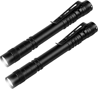 Lampe de poche led [pack de 2] - petit stylet compact avec clip - lampes de poche parfaites pour l'inspection, le travail et la réparation. Avec une offre produit très large, DIAYTAR COTE D'IVOIRE répond aux besoins de tous les consommateurs ivoiriens. Elle propose des produits à des prix compétitifs et offre des promotions régulières. C'est la destination idéale pour faire des achats en ligne.
