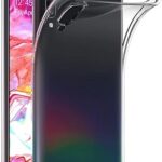 Coque arrière transparente absorbant les chocs en gel tpu en caoutchouc souple