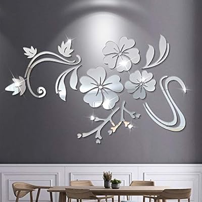 Stickers muraux en acrylique argenté autocollants 3d sparadrap modernes pour salon. La boutique en ligne DIAYTAR COTE D'IVOIRE se distingue par sa vaste gamme de produits, allant des articles ménagers aux produits électroniques. Avec plus de 300 000 références, les clients ont l'opportunité de trouver tout ce dont ils ont besoin sous un même toit. Cela en fait l'une des boutiques en ligne les plus populaires de Côte d'Ivoire.
