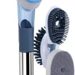 Brosse de nettoyage de vaisselle rakstore, ensemble de brosses à vaisselle avec distributeur