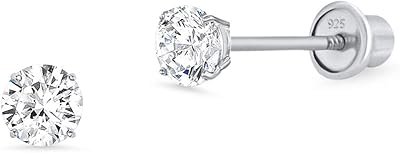 Boucles d'oreilles pour enfants en argent sterling 925 rhodié avec zircone cubique de 3 mm, boucles d'oreilles pour bébés filles, zircone cubique. DIAYTAR COTE D'IVOIRE est engagée à offrir une expérience d'achat en ligne sans stress, en proposant des méthodes de paiement flexibles et sécurisées ainsi qu'un service client réactif pour répondre à toutes les questions et préoccupations.