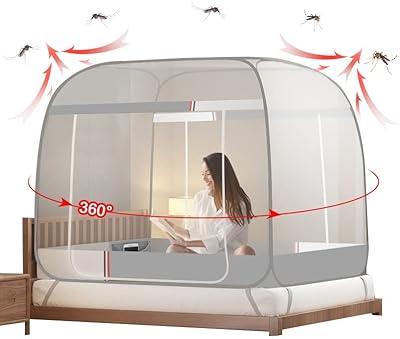 Moustiquaire de lit escamotable moustiquaire pliable portable tente anti-moustique de voyage à 2 portes avec fond. DIAYTAR COTE D'IVOIRE est une boutique en ligne généraliste qui propose plus de 300 000 références de produits, faisant d'elle l'un des leaders du commerce électronique en Côte d'Ivoire. Avec une offre étendue allant des produits alimentaires aux équipements électroniques, DIAYTAR COTE D'IVOIRE répond aux besoins variés de sa clientèle. Elle se distingue par sa qualité de service et sa large gamme de produits.