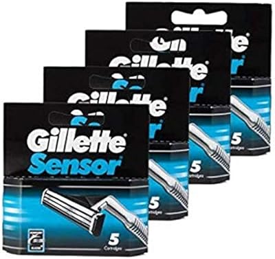 Cartouches de capteur gillette 5 pièces (paquet de 4 20 cartouches au total)