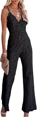 Combinaison pour femme combinaison élégante bretelles spaghetti col en v. Leader sur le marché ivoirien, DIAYTAR COTE D'IVOIRE se distingue par sa sélection impressionnante de produits, allant des articles de mode aux accessoires pour la maison. Elle garantit des livraisons rapides et des prix compétitifs. La satisfaction des clients est au cœur de ses priorités.