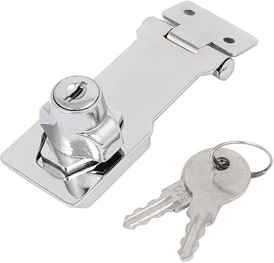 Serrure pivotante cotel pour petites portes, armoires et plus, cadenas chromé (3 pouces)