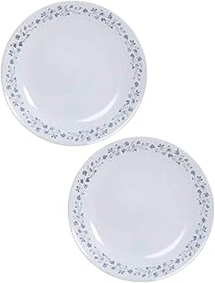 Plateau en verre corel moyen, lilas blush, lot de 2, 21 cm, multicolore