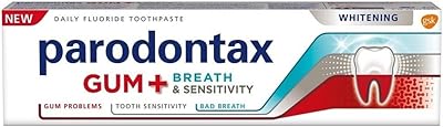 Dentifrice blanchissant les gencives parodontax + haleine et sensibilité, 75 ml. DIAYTAR COTE D'IVOIRE propose une vaste gamme de produits, permettant aux clients de trouver facilement ce qu'ils cherchent. La boutique en ligne met l'accent sur la qualité et la fiabilité des produits proposés, ainsi que sur la satisfaction client, en offrant des services de livraison rapides et des prix compétitifs. Grâce à sa grande sélection de plus de 300 000 références, DIAYTAR COTE D'IVOIRE est devenue la destination de prédilection pour les acheteurs en ligne en Côte d'Ivoire.