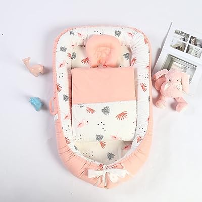 Lit de couchage pour nouveau-né en coton super doux, respirant, lavable et portable (rose). La boutique en ligne DIAYTAR COTE D'IVOIRE propose des produits pour tous les âges et tous les goûts. Elle est équipée d'un système de paiement sécurisé pour protéger les transactions des clients.