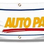 Napa auto parts banner flag racing