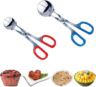 Goodern 2 pièces boule de viande pinces antiadhésives pour boulettes de viande