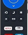 Nouvelle télécommande de remplacement pour téléviseur sharp roku avec touche de raccourci 4