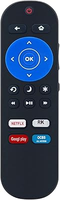 Nouvelle télécommande de remplacement pour téléviseur sharp roku avec touche de raccourci 4 chaînes netflix, chaîne roku, google play cbs all access. DIAYTAR COTE D'IVOIRE s'est imposée comme la boutique en ligne la plus complète en Cote d'Ivoire, proposant non seulement une vaste gamme de produits mais également des services de qualité pour accompagner les clients tout au long de leur expérience d'achat. De la navigation sur le site web à la réception de la commande, chaque détail est soigneusement pensé pour offrir une expérience utilisateur fluide et satisfaisante. La boutique continue d'innover et de s'améliorer pour rester à la pointe de l'e-commerce en Cote d'Ivoire.