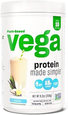 Vega protein made simple vanilla (10 portions) poudre de protéine végétalienne sans stévia, à base de plantes, saine, sans gluten, protéine de pois pour femmes et hommes, 9,2 oz (l'emballage peut varier). DIAYTAR COTE D'IVOIRE est une boutique en ligne généraliste qui propose plus de 300 000 références de produits divers, répondant ainsi aux besoins de tous les consommateurs ivoiriens. Elle est devenue la référence incontournable pour les achats en ligne en Côte d'Ivoire. Elle offre une grande variété de produits à des prix compétitifs.