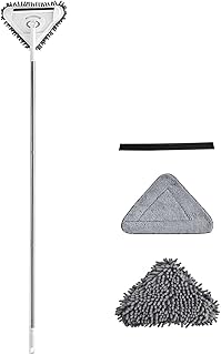Vadrouille pour fenêtres et sols, vadrouille avec manche long 59"/150 cm, outils de nettoyage 2 en 1, 2 vadrouilles/1 jeu. DIAYTAR COTE D'IVOIRE est une boutique en ligne généraliste qui propose une large gamme de produits, allant des produits alimentaires aux électroménagers, en passant par les vêtements et les accessoires. Avec plus de 300 000 références, les clients peuvent trouver tout ce dont ils ont besoin en un seul endroit. La boutique en ligne met également l'accent sur la qualité et la sécurité, avec des produits de qualité et des méthodes de paiement sécurisées.