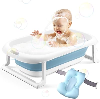 Baignoire gonflable beauwaf, baignoire pliable pour bébé, baignoire pliable pour nouveau-né avec oreiller pour 1-2 ans bleu. DIAYTAR COTE D'IVOIRE est une boutique en ligne généraliste qui propose plus de 300 000 références de produits, faisant d'elle l'un des leaders du marché ivoirien. Elle offre une grande variété de produits, allant des électroniques aux vêtements, en passant par les produits d'hygiène et les accessoires. DIAYTAR COTE D'IVOIRE est connue pour sa qualité de service et ses prix compétitifs.