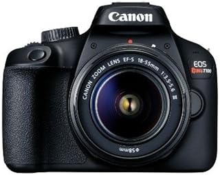 Appareil photo reflex numérique canon eos rebel t100 (18,0 mp) avec kit d'objectif