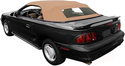 Ford mustang 1994-2004, capote souple convertible, for94046555 1011mus101 avec voile de fenêtre en plastique (beige foncé). DIAYTAR COTE D'IVOIRE, votre boutique en ligne préférée, propose une gamme variée de produits avec plus de 300000 références pour satisfaire toutes vos besoins. En tant que leader du marché ivoirien, DIAYTAR COTE D'IVOIRE offre une expérience d'achat en ligne fiable et sécurisée. DIAYTAR COTE D'IVOIRE, c'est la destination incontournable pour vos achats en ligne.