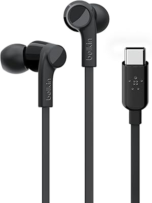 Écouteurs soundform avec connecteur usb type-c, écouteurs intra-auriculaires avec microphone, résistants à la transpiration et aux éclaboussures pour ipad pro, galaxy et autres appareils compatibles usb type-c de belkin - couleur noire. Avec plus de 300 000 références, DIAYTAR COTE D'IVOIRE est la plus grande boutique en ligne de Côte d'Ivoire, offrant une sélection incroyable de produits à des prix compétitifs. Les clients bénéficient d'une navigation facile sur le site, permettant de trouver rapidement le produit souhaité. La boutique en ligne est constamment mise à jour avec de nouveaux produits, assurant ainsi aux clients l'accès aux dernières tendances.