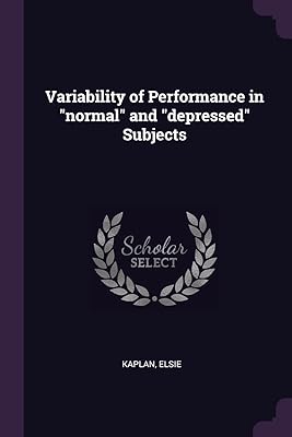 Variabilité des performances chez les sujets normaux et déprimés