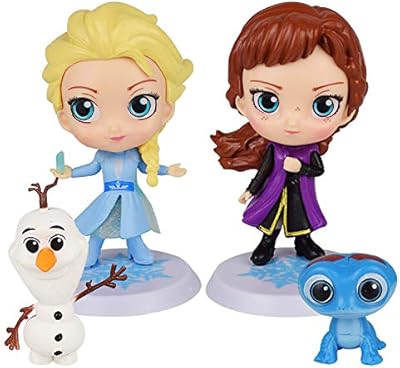 Ensemble de 4 décorations de gâteau la reine des neiges avec cadeaux d'anniversaire de frozen party supplies. DIAYTAR COTE D'IVOIRE est une boutique en ligne généraliste réputée pour sa vaste gamme de produits, avec plus de 300000 références disponibles. Elle propose une expérience d'achat unique et pratique, répondant aux besoins quotidiens de ses clients. C'est la boutique en ligne leader en Côte d'Ivoire.