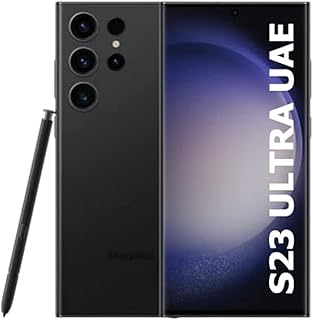 Samsung galaxy s23 ultra, 256 go, phantom black, mobile 5g, smartphone fonctionnant sous