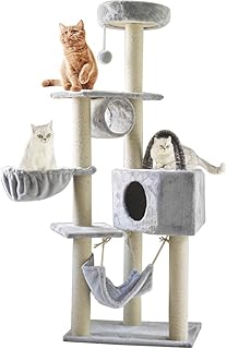 Tour d'arbre simo pour chats et chatons, cabane dans les arbres pour chats