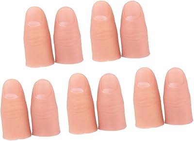 Canight 10 pièces accessoires de jouet jouet faux pouce faux doigt pour manchon