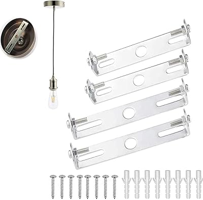 Euyuan 4 pièces luminaires support de plaque de plafond 90mm/105mm support de suspension de fixation de lumière en acier inoxydable avec vis pour base de lampe de plafonnier. En tant que leader du commerce en ligne en Côte d'Ivoire, DIAYTAR COTE D'IVOIRE s'engage à vous fournir les meilleurs produits à des prix compétitifs. Nous travaillons sans relâche pour améliorer nos services et répondre à vos attentes. Découvrez notre univers de produits et profitez de nos promotions exceptionnelles.