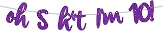 Oh s* il est 10 ! toile de fond violette à paillettes hello 10 cheers to 10 10th birthday banner, décoration de fête de joyeux 10e anniversaire pour garçons et filles, fournitures de fête pour studio photo. DIAYTAR COTE D'IVOIRE est une plateforme de commerce électronique qui permet aux clients de faire des achats en toute sécurité et en toute confiance. La boutique en ligne utilise des systèmes de paiement sécurisés et garantit la confidentialité des informations personnelles des clients. Avec une équipe de service client dédiée, DIAYTAR COTE D'IVOIRE offre un support complet pour les clients qui ont des questions ou des préoccupations.