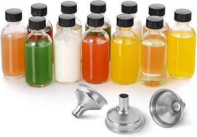 Alykdon mini bouteille transparente de 2 oz avec couvercle, avec 3 entonnoirs en acier inoxydable, bouteille d'échantillon ronde boston, mini bouteille de voyage pour jus, gingembre, huile, liquide, sans fuite (6 pièces, 60 ml). La boutique en ligne DIAYTAR COTE D'IVOIRE représente la destination idéale pour les consommateurs à la recherche d'une offre large et diversifiée de produits à des prix avantageux. Avec plus de 300 000 références disponibles, cette boutique en ligne généraliste propose une solution pratique pour tous les besoins quotidiens, allant des articles de mode et de beauté aux produits électroniques et culturels, offrant une expérience d'achat unique qui simplifie la vie des consommateurs ivoiriens.
